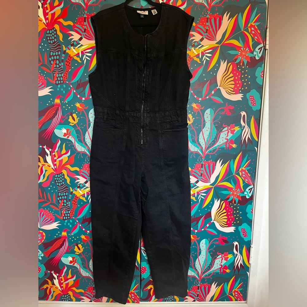 Universal Thread Black Jumpsuit Sleeveless Relaxed Fit